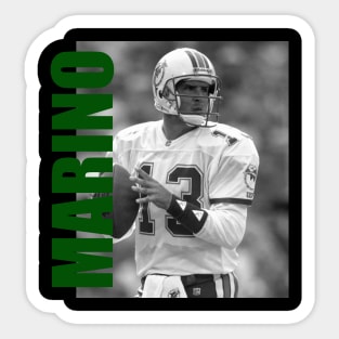 Dan Marino // Retro Aesthetic Fan Art // 80s Sticker